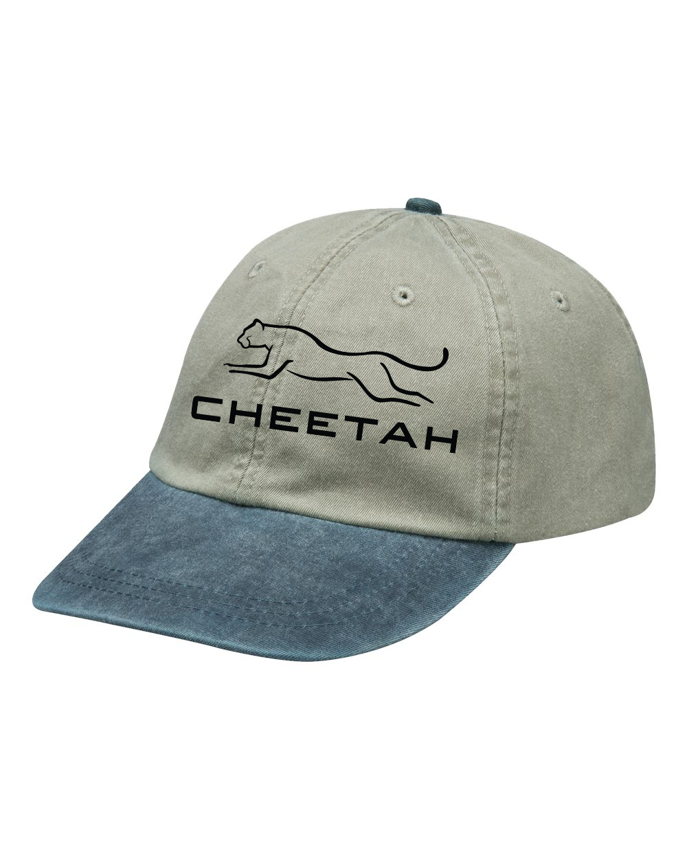 Stone Navy Cheetah 100% Quality Cotton Cap