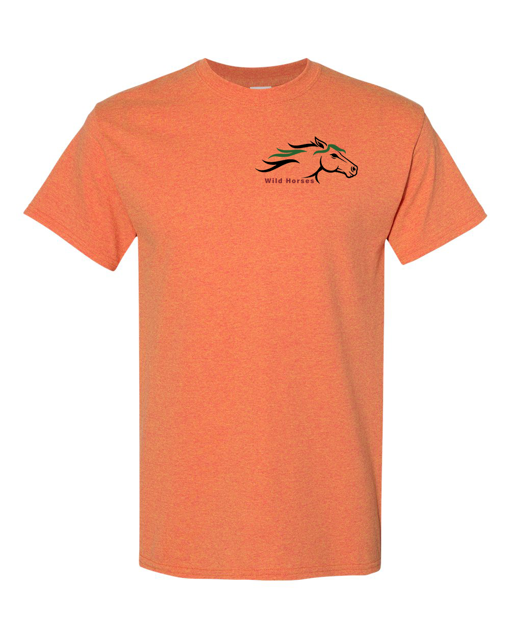 Sunset Wild Horses 100% Quality Cotton Short Sleeve