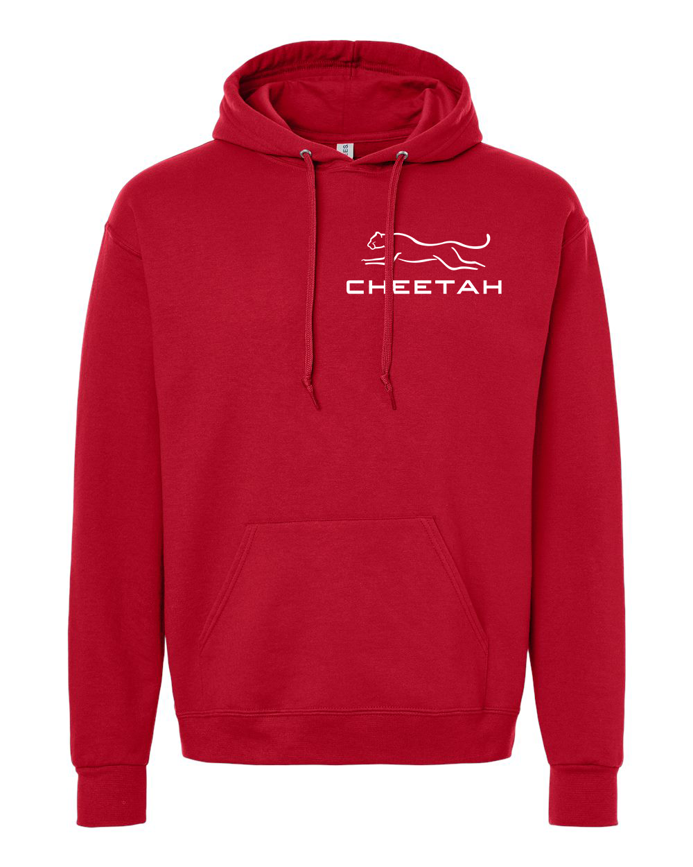 True Red Cheetah 100% Quality Cotton Hoodie