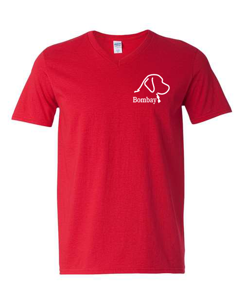 Cherry Red V-Neck
