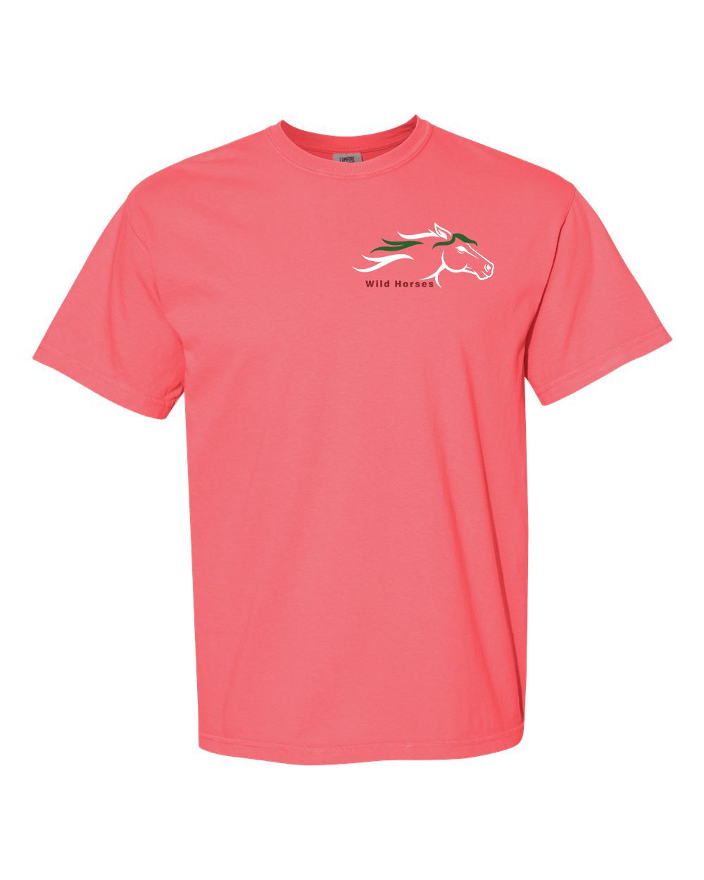 Watermelon Wild Horses 100% Quality Cotton Short Sleeve