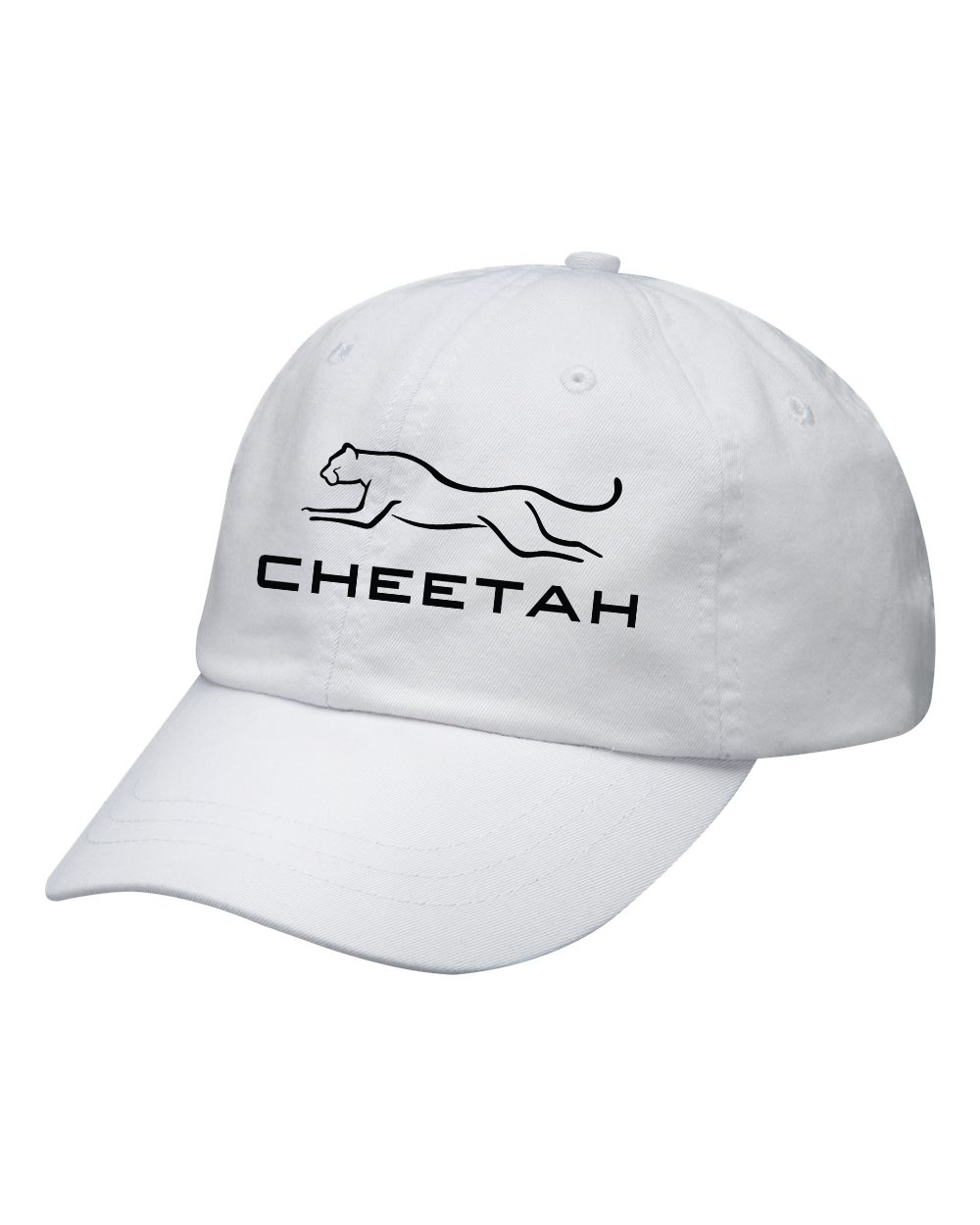 White Cheetah 100% Quality Cotton Cap