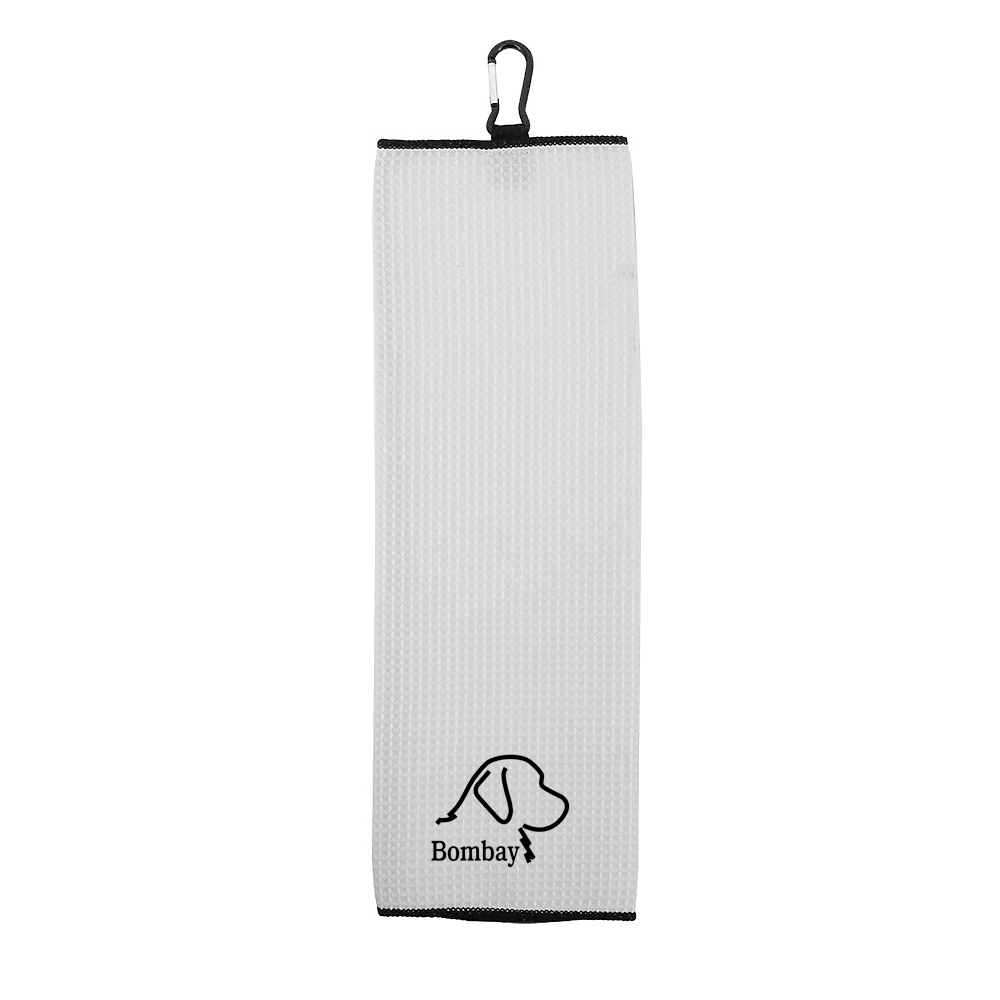 White Golf Towel