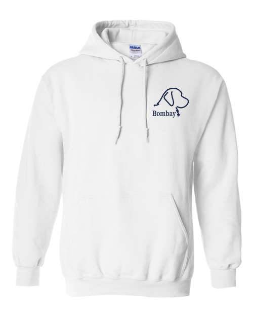 White Heavy Blend Hoodie