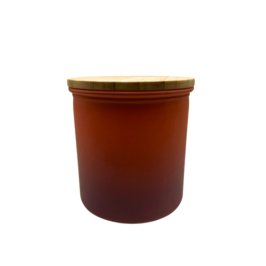 Medium Size Sunburst Ceramic Container