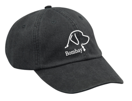 Black Bombay Hat (Leather Strap)