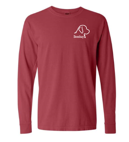 Crimson Comfort Colors Long Sleeve