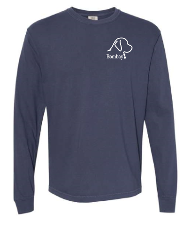 Navy Comfort Colors Long Sleeve