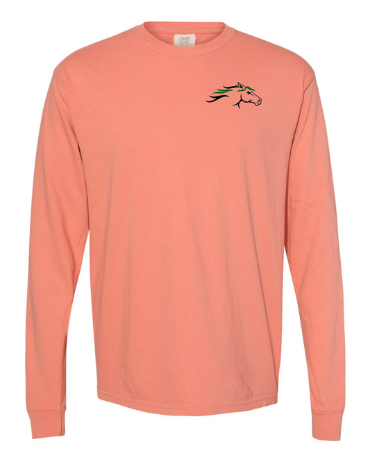 Terracotta Wild Horses 100% Quality Cotton Long Sleeve