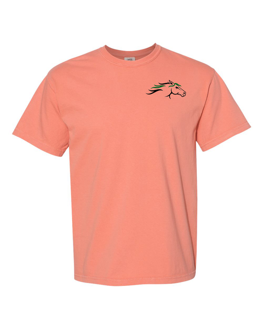 Terracotta Wild Horses 100% Quality Cotton Short Sleeve