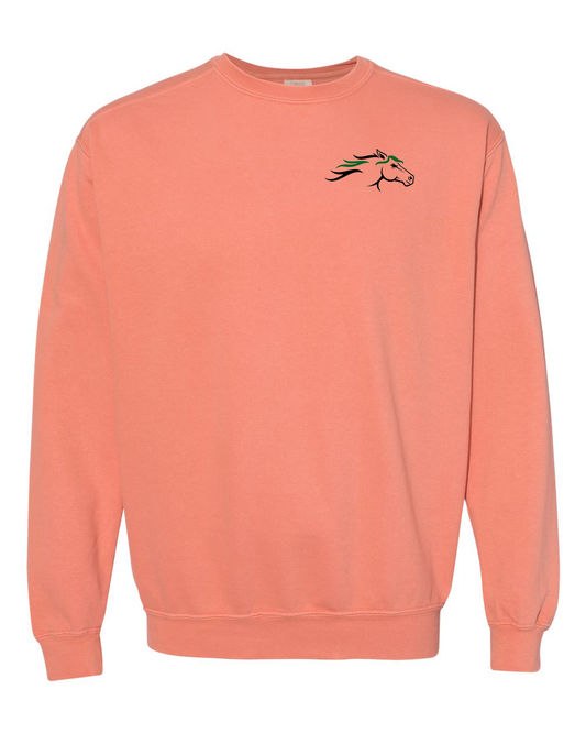Terracotta Wild Horses 100% Quality Cotton Crewneck Sweatshirt