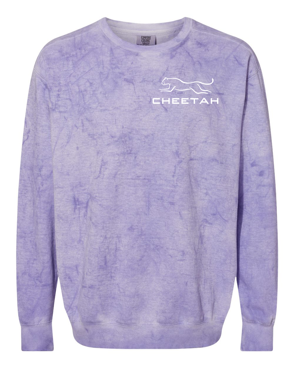 Amethyst Cheetah 100% Quality Cotton Crewneck Sweatshirt