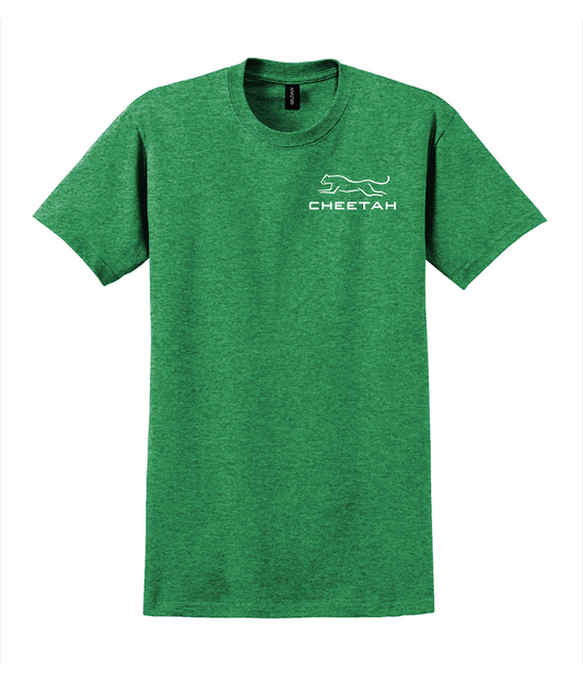 Antique Irish Green Cheetah 100% Quality Cotton Short Sleeve