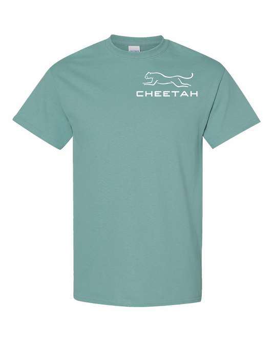 Aquatic Cheetah 100% Quality Cotton Short Sleeve