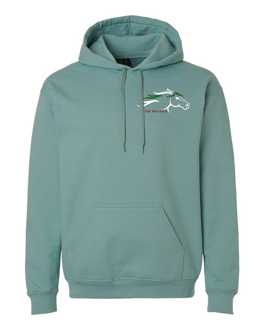 Aquatic Wild Horses 100% Quality Cotton Hoodie