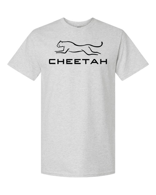 Ash Cheetah 100% Quality Cotton Short Sleeve (Full Chest)