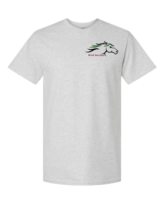 Ash Wild Horses 100% Quality Cotton Short Sleeve