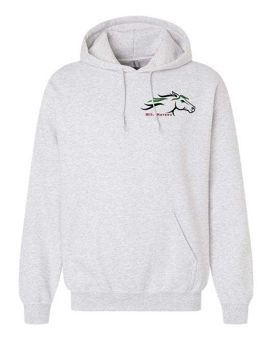 Ash Wild Horses 100% Quality Cotton Hoodie