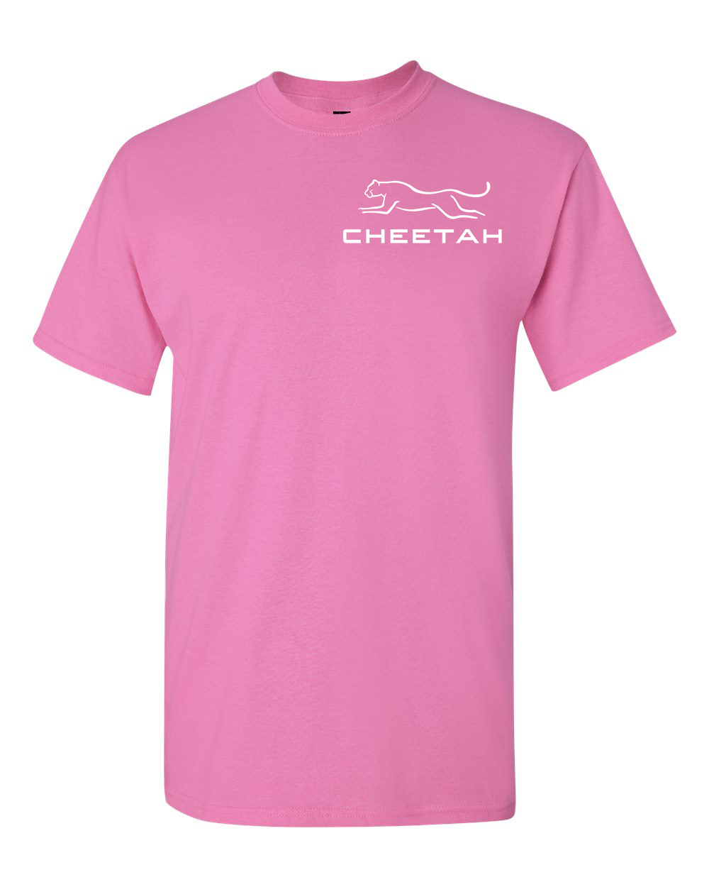 Azalea Cheetah 100% Quality Cotton Short Sleeve (Left Chest)