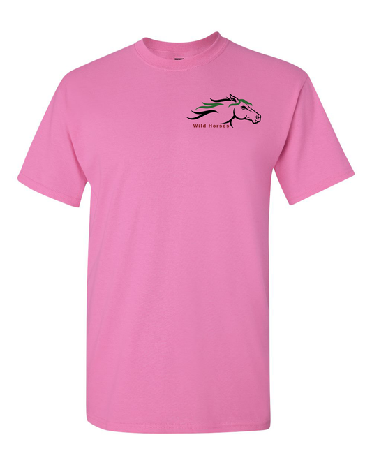 Azalea Wild Horses 100% Quality Cotton Short Sleeve