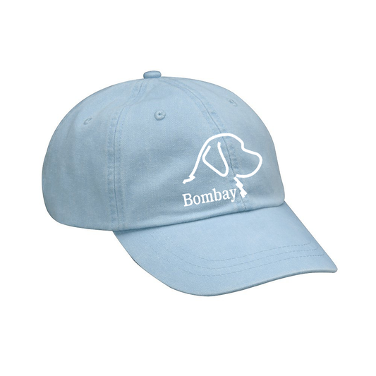 Baby Blue Bombay Hat (Leather Strap)