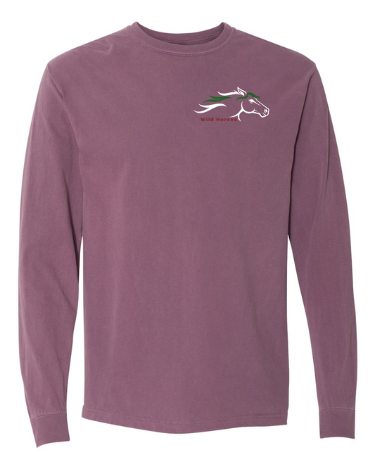 Berry Wild Horses 100% Quality Cotton Long Sleeve