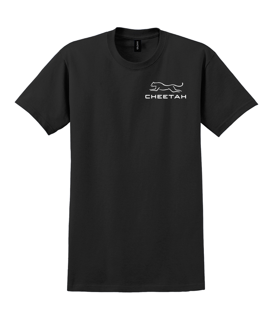 Black Cheetah 100% Quality Cotton Short Sleeve