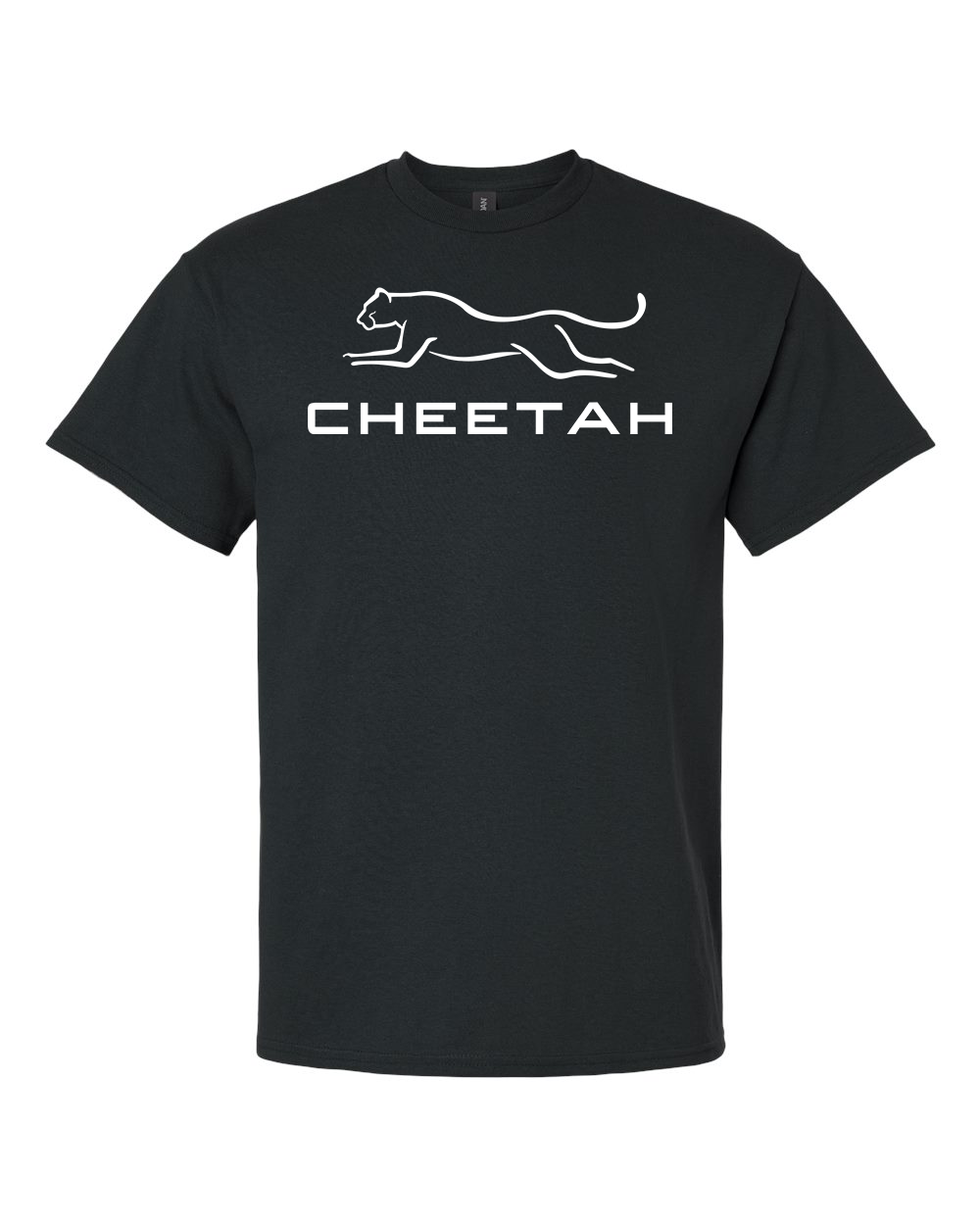 Black Cheetah 100% Quality Cotton Short Sleeve (Full Chest)