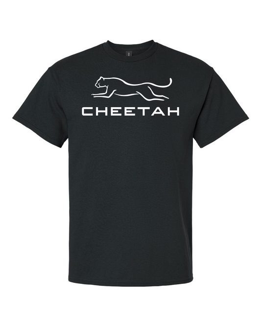 Black Cheetah 100% Quality Cotton Short Sleeve (Full Chest)