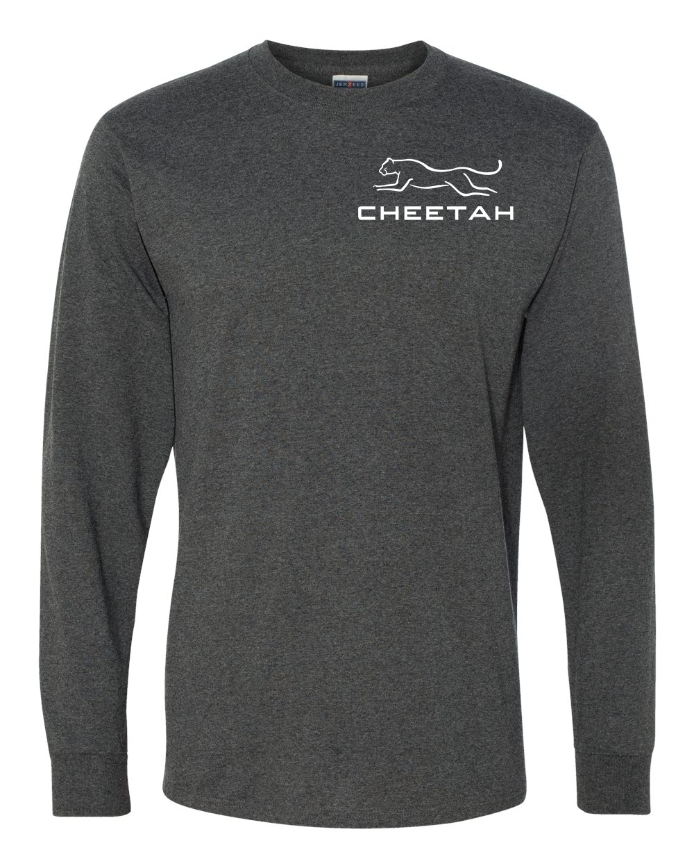 Black Heather Cheetah 100% Quality Cotton Long Sleeve