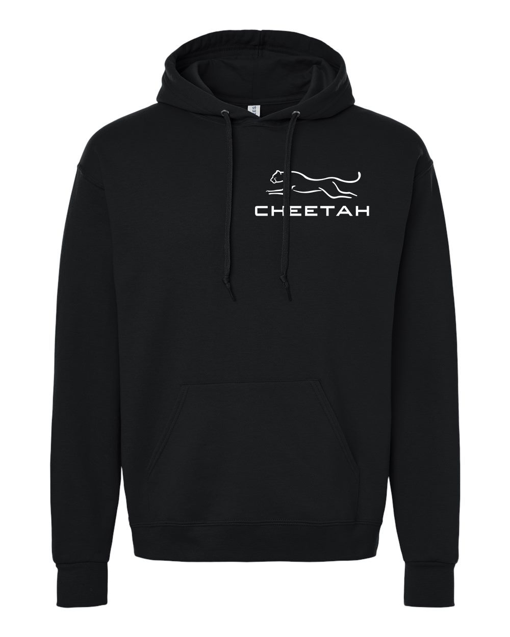 Black Ink Cheetah 100% Quality Cotton Hoodie
