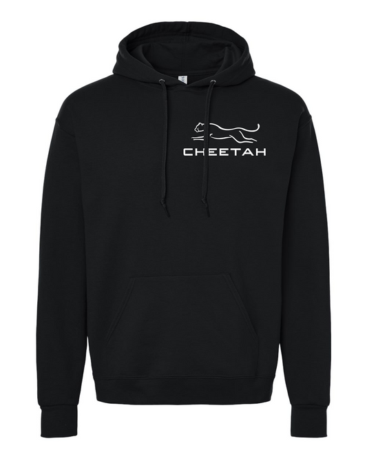 Black Ink Cheetah 100% Quality Cotton Hoodie