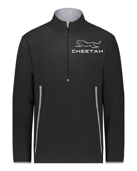 Black Cheetah 100% Quality Cotton Quarter-Zip