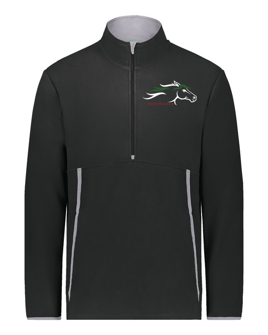 Black Wild Horses 100% Quality Cotton Quarter-Zip