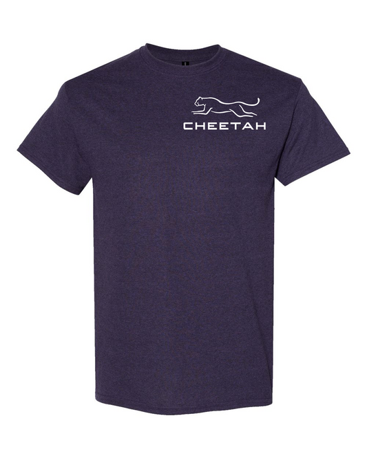 Blackberry Cheetah 100% Quality Cotton Short Sleeve