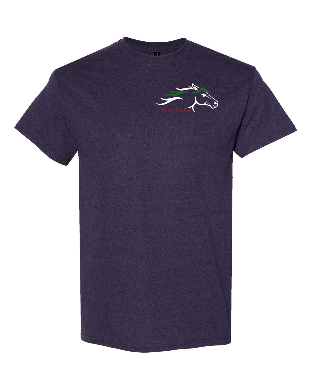 Blackberry Wild Horses 100% Quality Cotton Short Sleeve