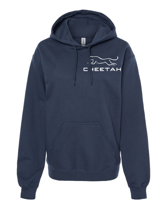 Blue Dusk Cheetah 100% Quality Cotton Hoodie
