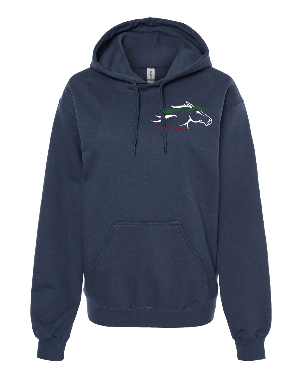 Blue Dusk Wild Horses 100% Quality Cotton Hoodie