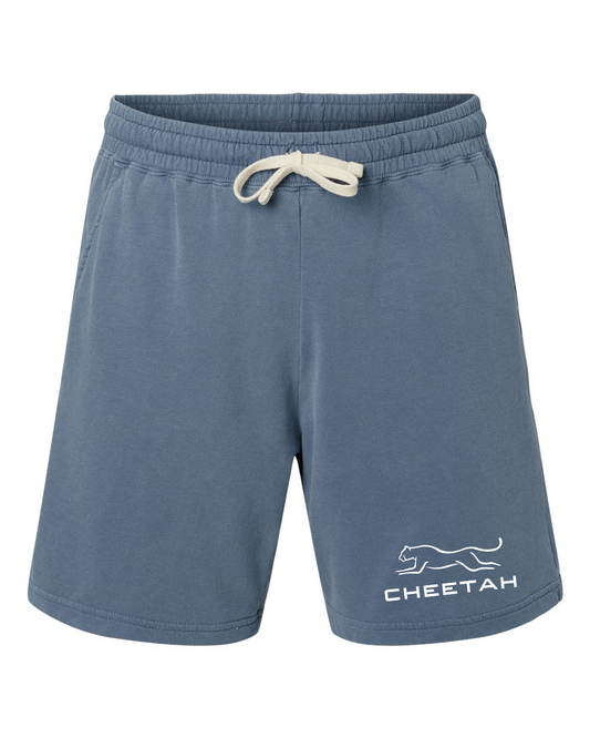 Blue Jean Cheetah 100% Quality Cotton Sweat Shorts