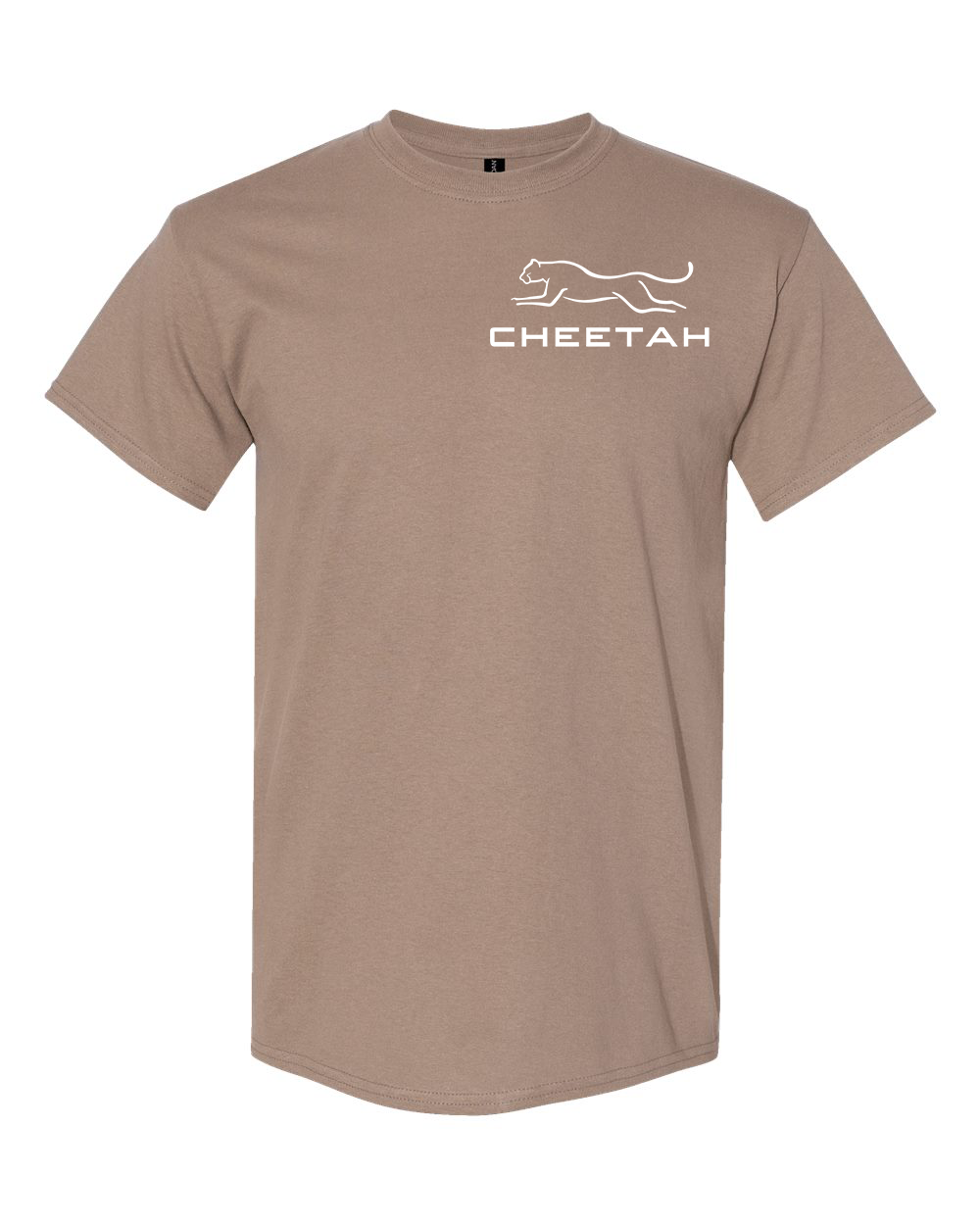 Brown Savana Cheetah 100% Quality Cotton Short Sleeve