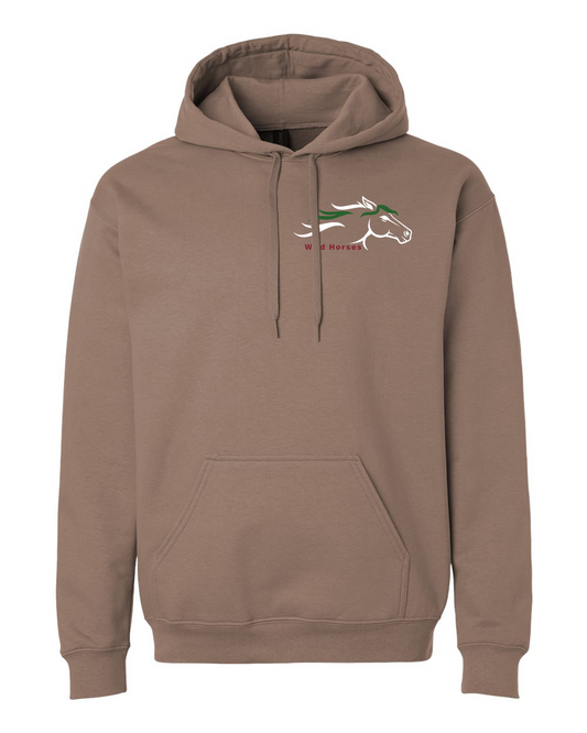 Brown Savana Wild Horses 100% Quality Cotton Hoodie