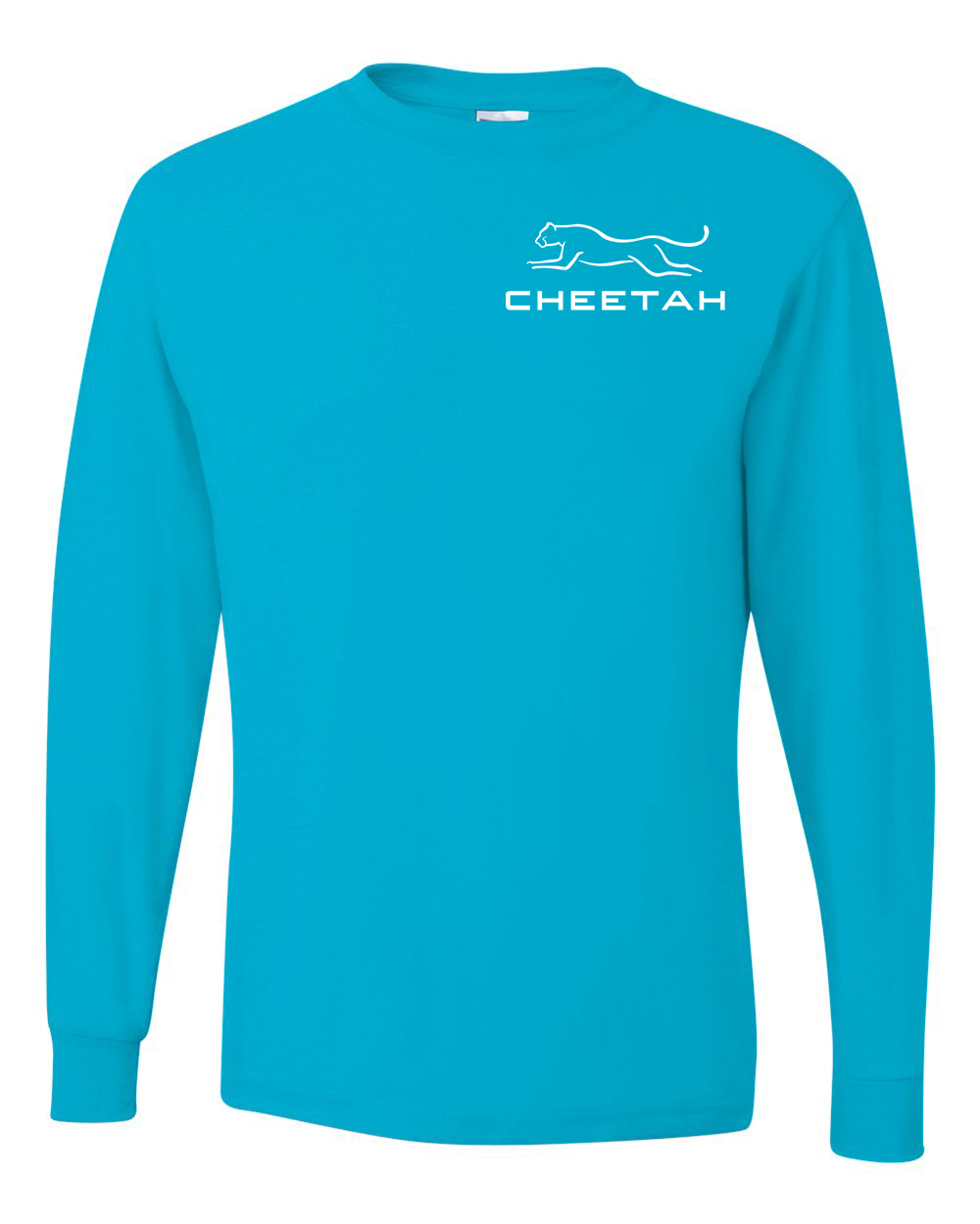 California Blue Cheetah 100% Quality Cotton Long Sleeve