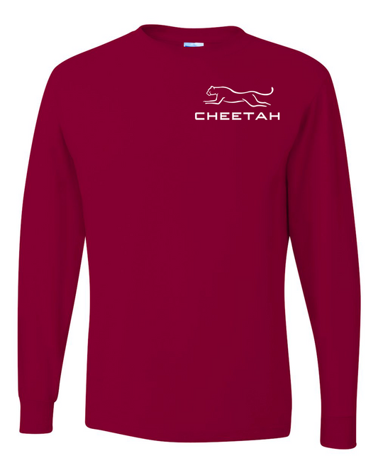 Cardinal Cheetah 100% Quality Cotton Long Sleeve