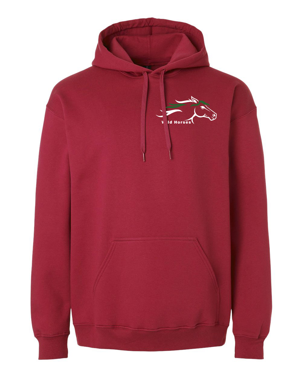 Cardinal Wild Horses 100% Quality Cotton Hoodie