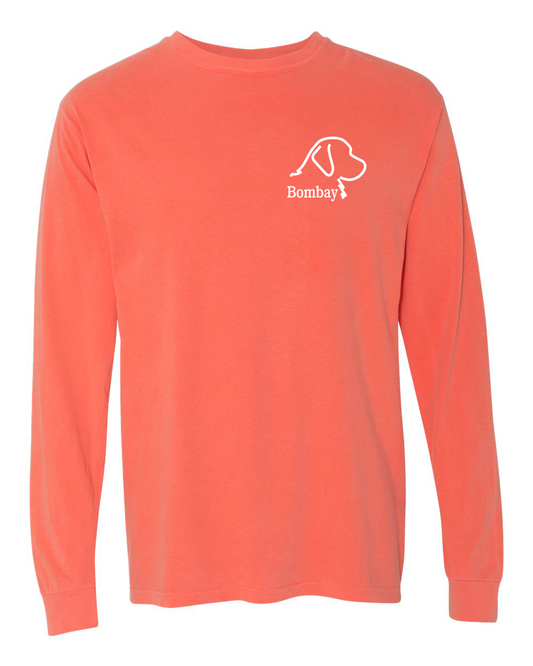 Bright Salmon Comfort Colors Long Sleeve