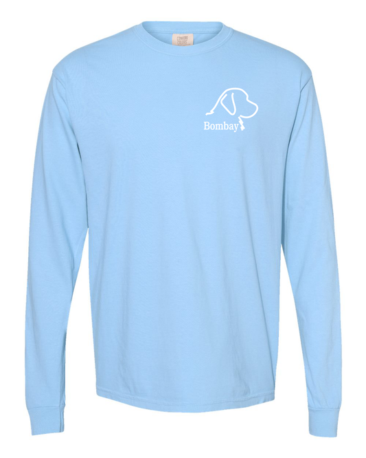 Hydrangea Comfort Colors Long Sleeve
