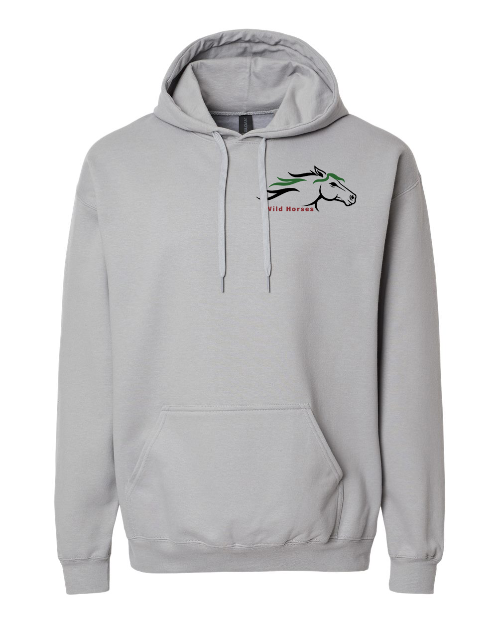 Cement Wild Horses 100% Quality Cotton Hoodie