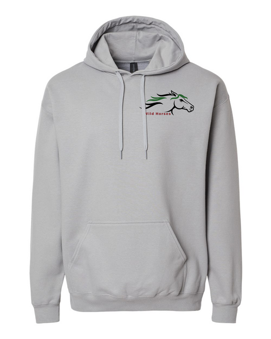 Cement Wild Horses 100% Quality Cotton Hoodie