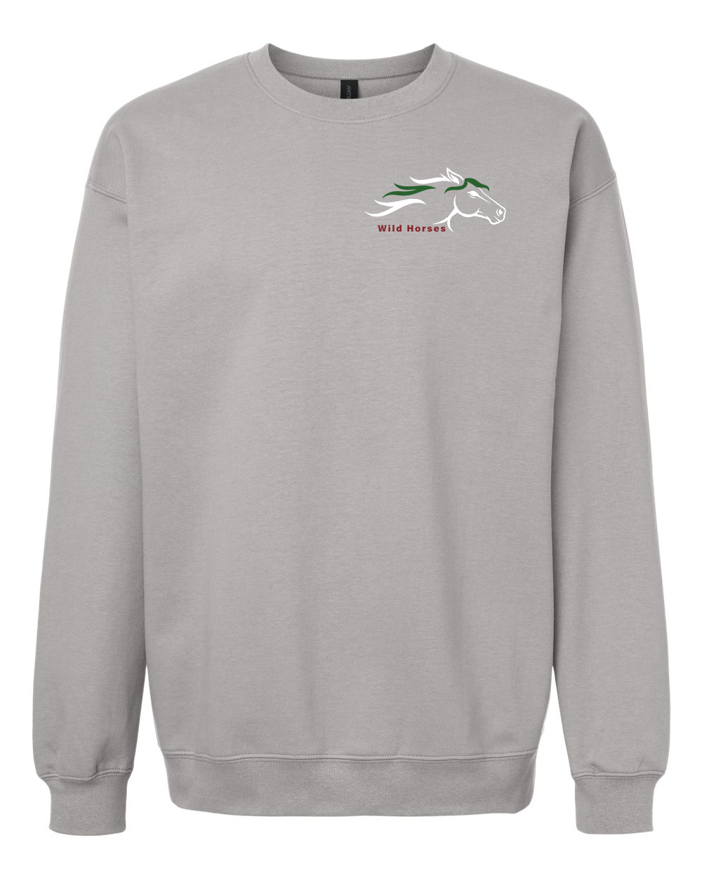 Cement Wild Horses 100% Quality Cotton Crewneck Sweatshirt