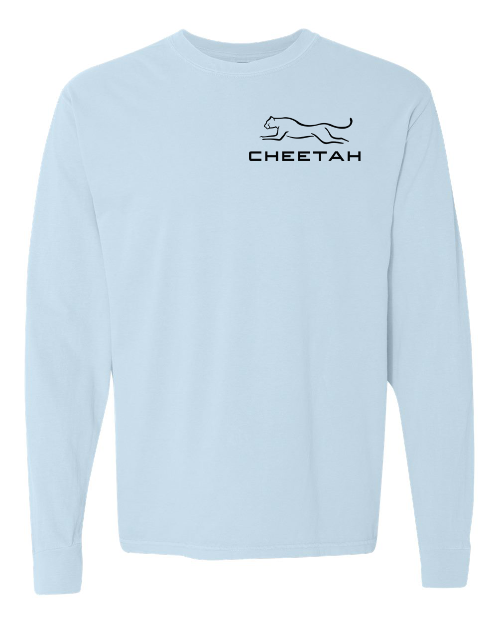 Chambray Cheetah 100% Quality Cotton Long Sleeve